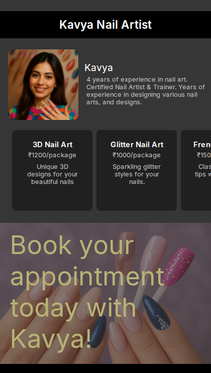 Kavya Nail Artist thumbnail
